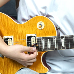 Musiin Hand-Made 3in1 Multi Flat clear Tone Premium thick Pick for Electric Guitar Bass Jazz Blues Guitar (Tortie)