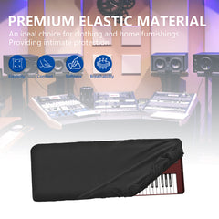 Musiin 61 keys piano keyboard dust cover, Compatible with KORG Pa1000, Pa700, Pa700RD, Pa700 ORIENTAL, Pa600, Pa600QT, and Pa300,Luxury Chinlon Anti-dust & Scratch-proof, Smooth Touch & Custom Fit