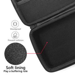 Musiin Audio Interface Case,Compatible with Focusrite Scarlett 2i2 4th Gen/Scarlett 2i2 Anniversary Edition,Travel Portable Bag with Handle,Mesh Pocket,Smooth Dual Zippers,for Studio and Stage