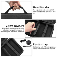 Musiin MIDI Controller Case, Compatible with Ableton Move and Arturia MicroLab MK3, Built-in Mesh Pocket and Cable Compartment, Fixed Design, Ideal for Travel and Live Performance