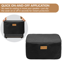 Musiin Portable Bluetooth Speaker Cover, Compatible with Marshall Acton 3, Splash-Proof Material, Portable and Foldable, Fit Design Suitable for Home Studio Use