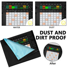 Musiin Premium Audio Workstation Controller Cover Compatible with Ableton Push 3 Dual-Layer Fabric with Hook-and-Loop Closure, Suitable for Studio and Home Production Use