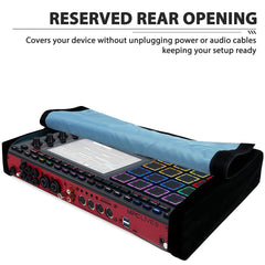 Musiin Premium Audio Workstation Cover Compatible with MPC Live III Dual-Layer Fabric with Hook-and-Loop Closure, Suitable for Studio and Home Production Daily Use