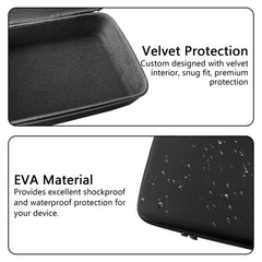 Musiin Audio Samplers Case Compatible with Roland SP-404MKII, SP-404A, SP-404SX, SP-404, Smooth Dual Zippers, Spacious Top Mesh Pocket for Accessories,Soft and Comfortable Handle,Make travel easier