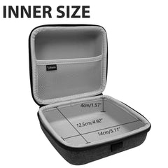 Musiin Audio Interface Case Compatible with sonicake smart box/Audient iD4,NI komplete Audio1/2,features soft lining, mesh pocket for cables, and comfy handle—ideal for studio, rehearsal, and travel.