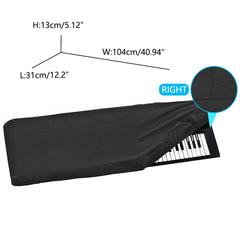 Musiin Ultimate Keyboard Dust Cover - Stretchable Chinlon, Water-Resistant, Dust & Pet scratch Protection, Compatible with Roland E-A7 E-09 BK-5,and BK-3 Nord Electro 6D 73