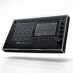 Musiin Audio Workstation Acrylic Protective Cover Compatible with MPC Live 3, Transparent Material, Reserved Wire Groove, Waterproof and Dustproof, Suitable for Home Studio Desktop Protection