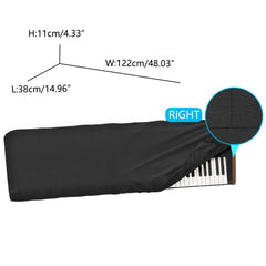 Musiin Premium Chinlon Keyboard Dust Cover - Compatible with KORG NAUTILUS 73 KRONOS73 keyboards,provides full-coverage protection, an essential accessory for your instrument