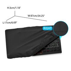 Musiin brings you the dedicated black dust cover Compatible with AKAI Keyboard MPC Studio. Crafted from high-quality four-way stretch Chinlon elastic material, an essential accessory for protecting