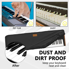 Musiin 88 Key Piano Keyboard Cover Compatible with KORG NAUTILUS AT 88