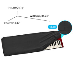 Musiin Ultimate Keyboard Dust Cover - Stretchable Chinlon, Water-Resistant, Dust & Pet scratch Protection, Compatible with Nord Electro 6 HP Piano 5 73 Stage 4 73 Stage 4 Compact Keyboard