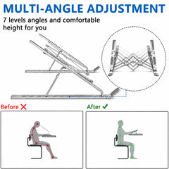 Musiin Audio Mixer Stand Compatible with Behringer X-TOUCH(Silver X-Large)