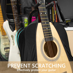 Musiin Premium Guitar Cover for Acoustic and Bass Guitars- Tailored Protection compatible with Fender Gibson Martin Taylor Donner Acoustic Bass Guitars(AG-L)