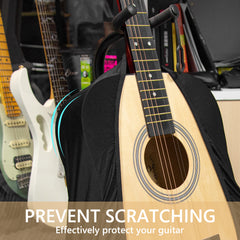 Musiin Premium Guitar Cover for Acoustic and Bass Guitars- Tailored Protection compatible with Fender Gibson Martin Taylor Donner Acoustic Bass Guitars(AG-L)