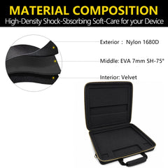 Musiin Premium DAW Case Compatible with NI Maschine+ MK3(Gold Tone Edition)