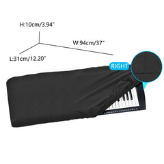 Musiin Pro Shield: Ultimate Stretch-fit Chinlon Keyboard Cover - Water & Dust Resistant, Compatible with Yamaha PSR-E283 YPT-280 YPT-270 PSR-E273 PSR-E360 Alesis Melody 61 Key Keyboard