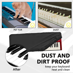 Musiin Premium 61 Key Piano Keyboard Cover Compatible with Nord Electro 6D