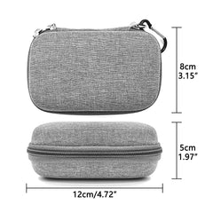 Musiin Hard Shell Case for Guitar Bass Ukulele Tuner, Compatible with KLIQ UberTuner Professional Clip-On Tuner, KLIQ EcoTuner,Snark SN1X,SN5X,St-8,Fender FT-1, FCT-2 Tuner(Grey)