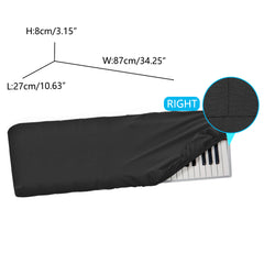 Musiin Pro Shield: Ultimate Stretch-fit Chinlon Keyboard dust Cover - Water & Dust Resistant, Compatible with PIANO with Alexa Built-in 61K 61KL Keyboard KORG prologue-16 Synthesizers