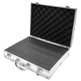 Musiin Audio Equipment Microphone Portable Case,Compatible with SM58,57,MV88,BETA58A,PGA58,Aluminum Alloy Design for Storing and Carrying Audio Gear,Wireless Mic Systems,and Camera Equipment (Silver)
