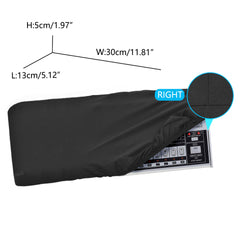 Musiin Ultimate Stretch Nylon Keyboard Cover - Waterproof and Dustproof, Compatible with Drumatix TR-06 (Black)