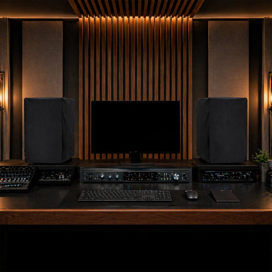 You Invested in Your Sound. Now Protect the Tools Behind It. | Musiin Home Studio Monitor Dust Cover (2 Packs)for YAMAHA HS8