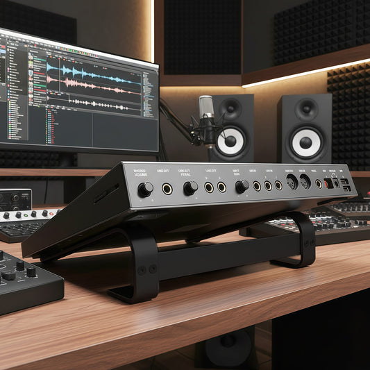 Musiin Drum Controller Stand | Raise Your Gear. Elevate Your Creativity. Explore the Musiin Drum Controller Stand for Your NI Maschine+ Plus, Ableton Push