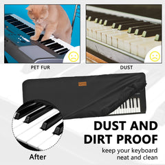 Musiin 73 Key Keyboard Synthesizer Cover Compatible with KORG NAUTILUS 73