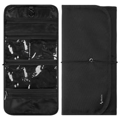 Musiin Guitar Accessory Portable Case, Hanging Hook Foldable Multi-Pocket Design for Picks, Strings, Capo, Straps and Accessories, Fits in Gig Bags, Essential for Guitarists and Musicians