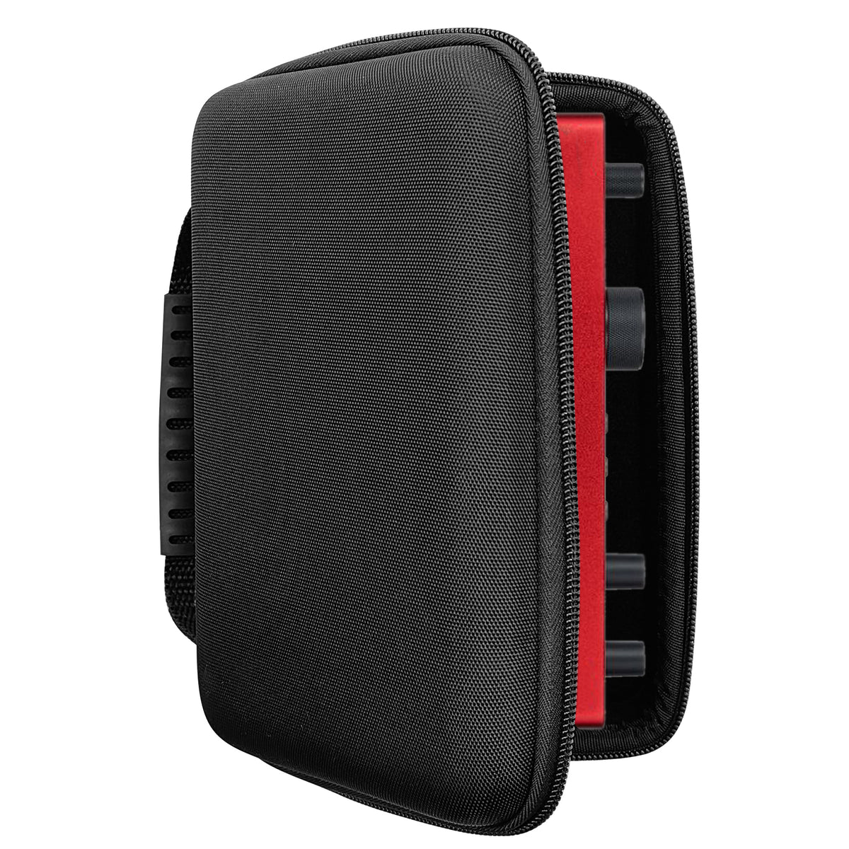 Musiin Audio Interface Case,Compatible with Focusrite Scarlett 2i2 4th Gen/Scarlett 2i2 Anniversary Edition,Travel Portable Bag with Handle,Mesh Pocket,Smooth Dual Zippers,for Studio and Stage