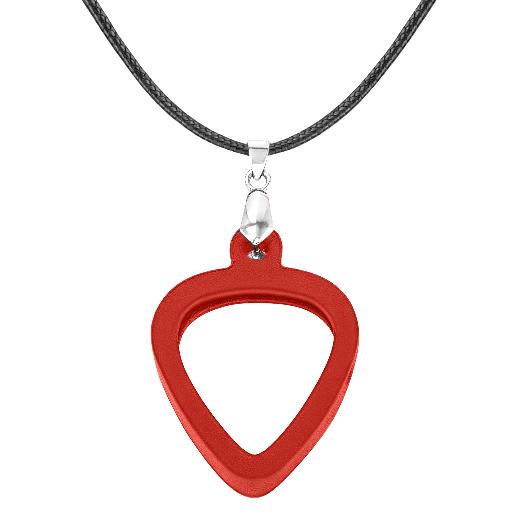 Musiin Guitar Pick Holder Necklace Compatible with Fender Dunlop D'Addario Standard Picks, Double-Sided Universal Design, Easy Access for All Styles