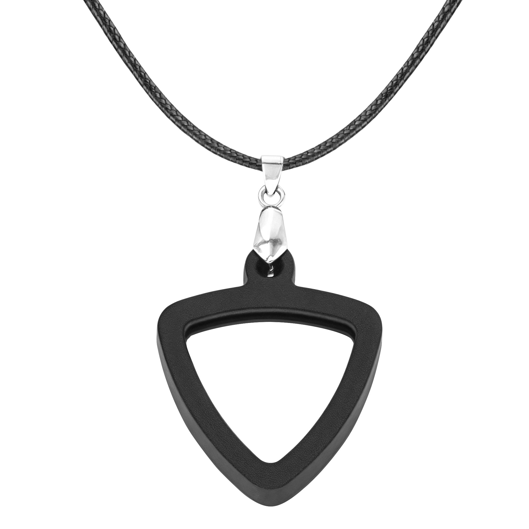 Musiin Guitar Pick Holder Necklace Compatible with Fender Dunlop D'Addario Standard Picks, Double-Sided Universal Design, Easy Access for All Styles
