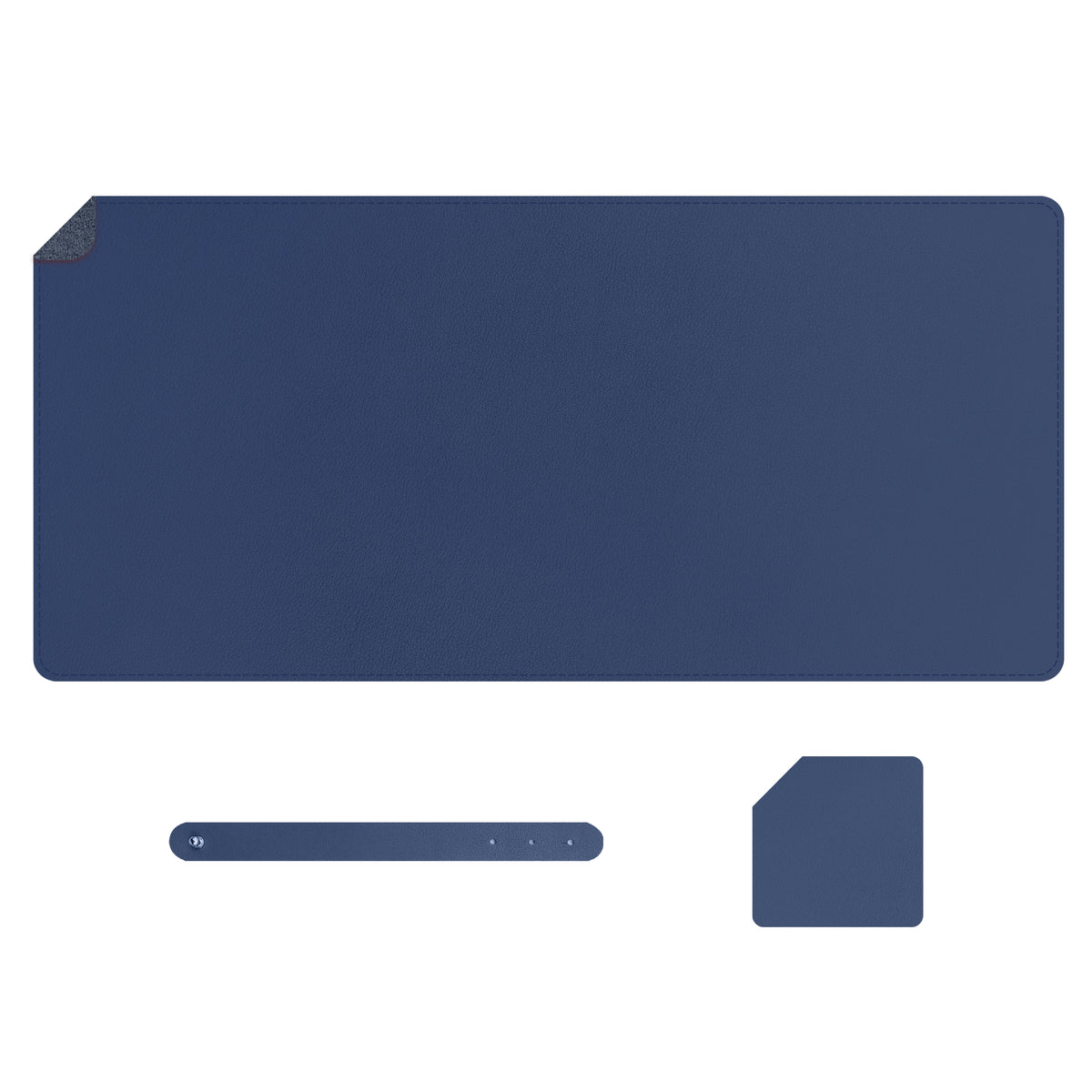 Musiin Music Studio Desk Leather Mouse and Keyboard Mat with Coaster, Ideal for Office, Creative Work, and Recording Studios