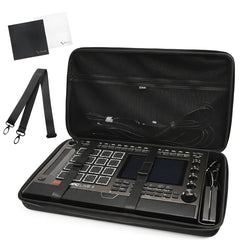 Musiin Custom Workstation Hard Case Compatible with MPC Live 3, Solid and Compact with Shoulder Strap and Sturdy Handle, High Adhesion Divider for Power, and Extra Storage for Cables Accessories