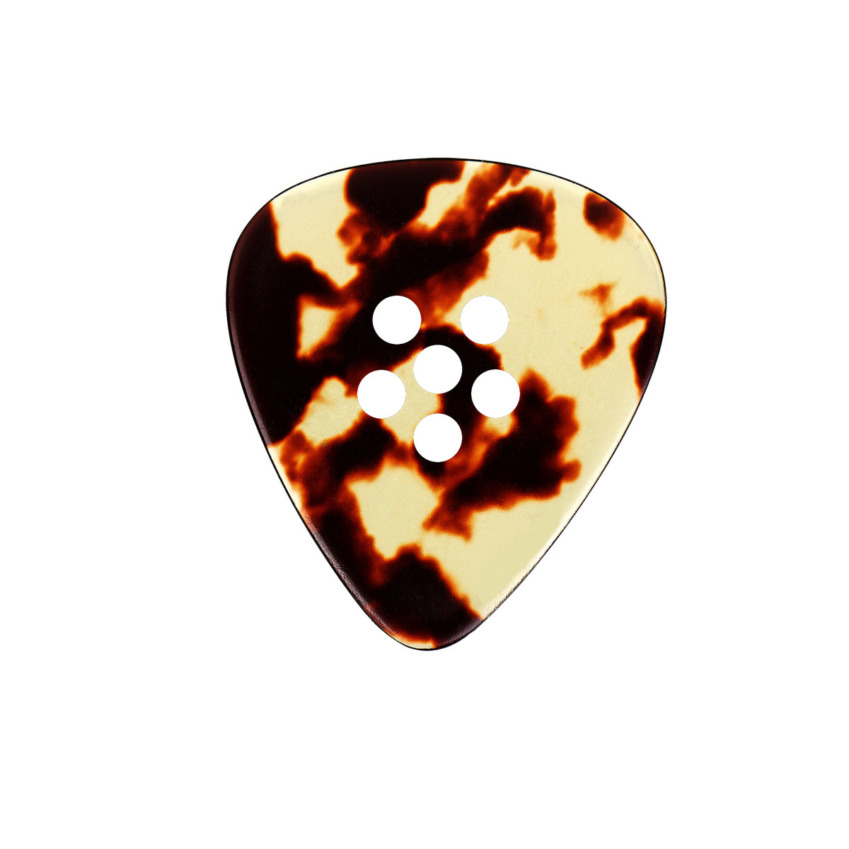 Musiin Custom Premium Guitar Pick Hand-Made Clear Tone pick for Electric Guitar Bass for Funk Jazz Blues Music (Tortie)