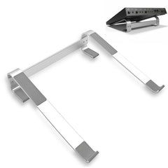 Musiin Aluminum Drum Controller Stand Portable Cooling Stand Compatible with NI Maschine Plus MK3/Ableton Push 3 (Silver)