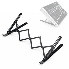 Musiin Music Production Equipment Stand Compatible with Behringer X-TOUCH,Tascam Podcast Station Mixcast 4,Roland MC-707,Adjustable Length, Foldable Design(X-Large)