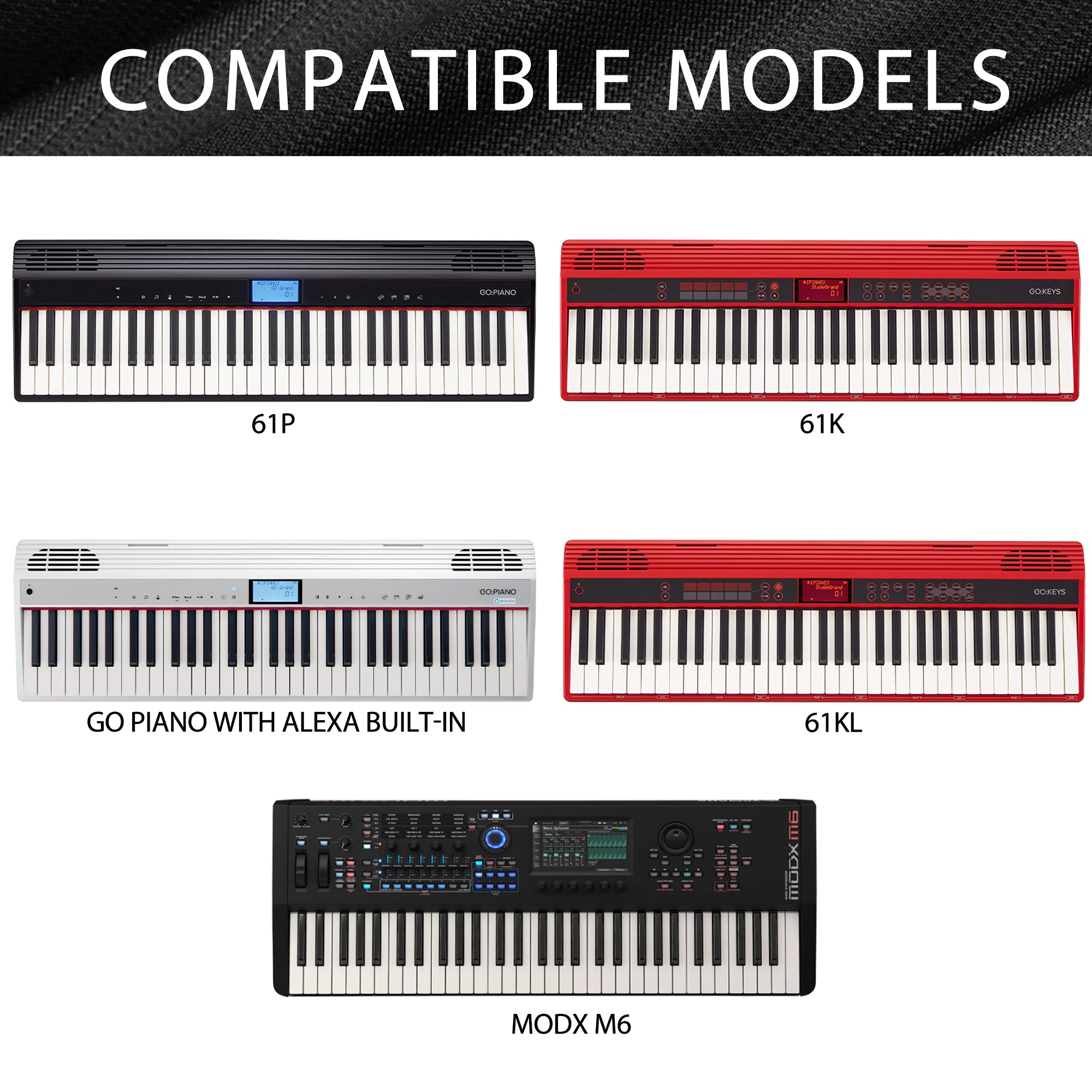 Musiin 61 Key Keyboard Cover Compatible with Arturia KeyLab Essential 61