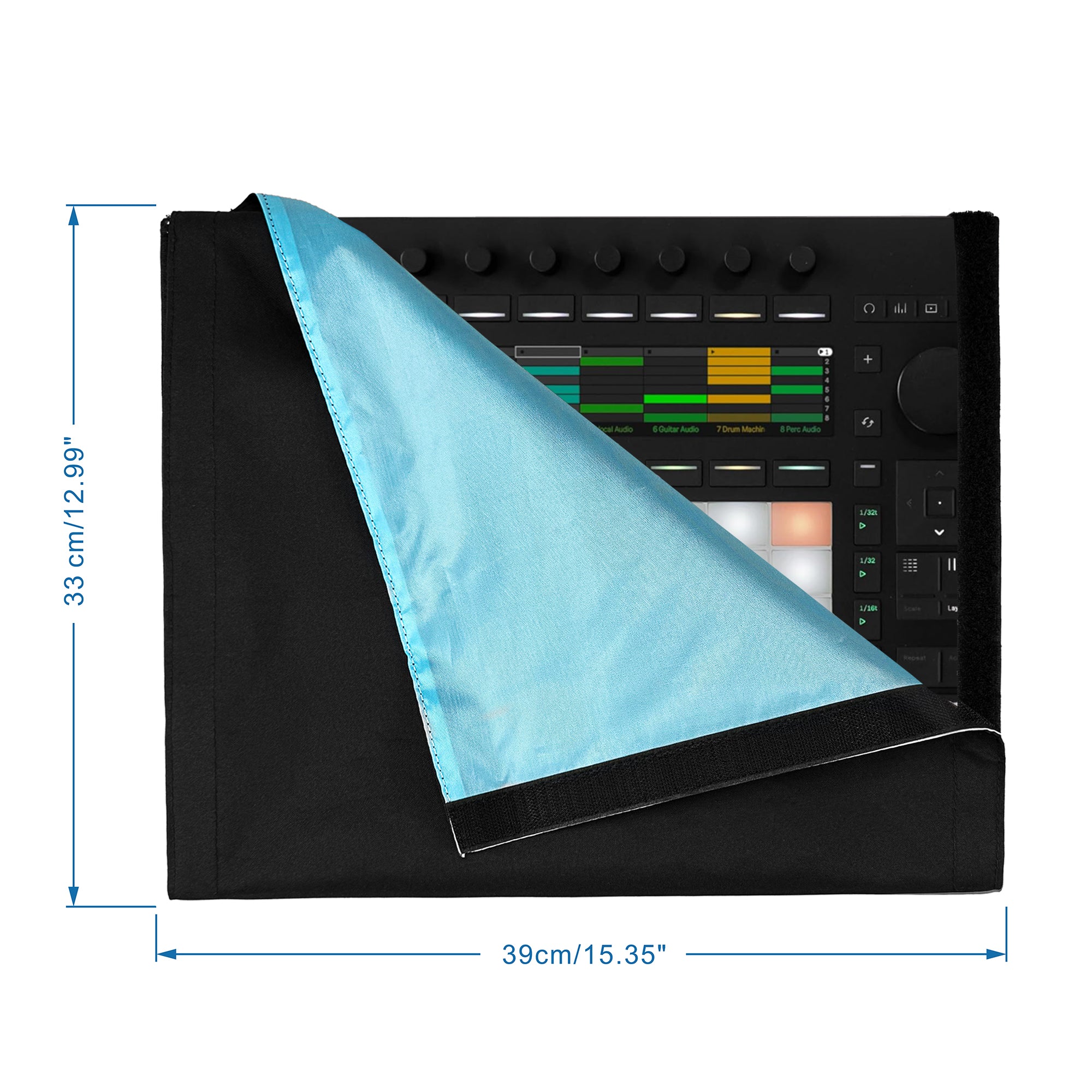 Musiin Premium Audio Workstation Controller Cover Compatible with Ableton Push 3 Dual-Layer Fabric with Hook-and-Loop Closure, Suitable for Studio and Home Production Use