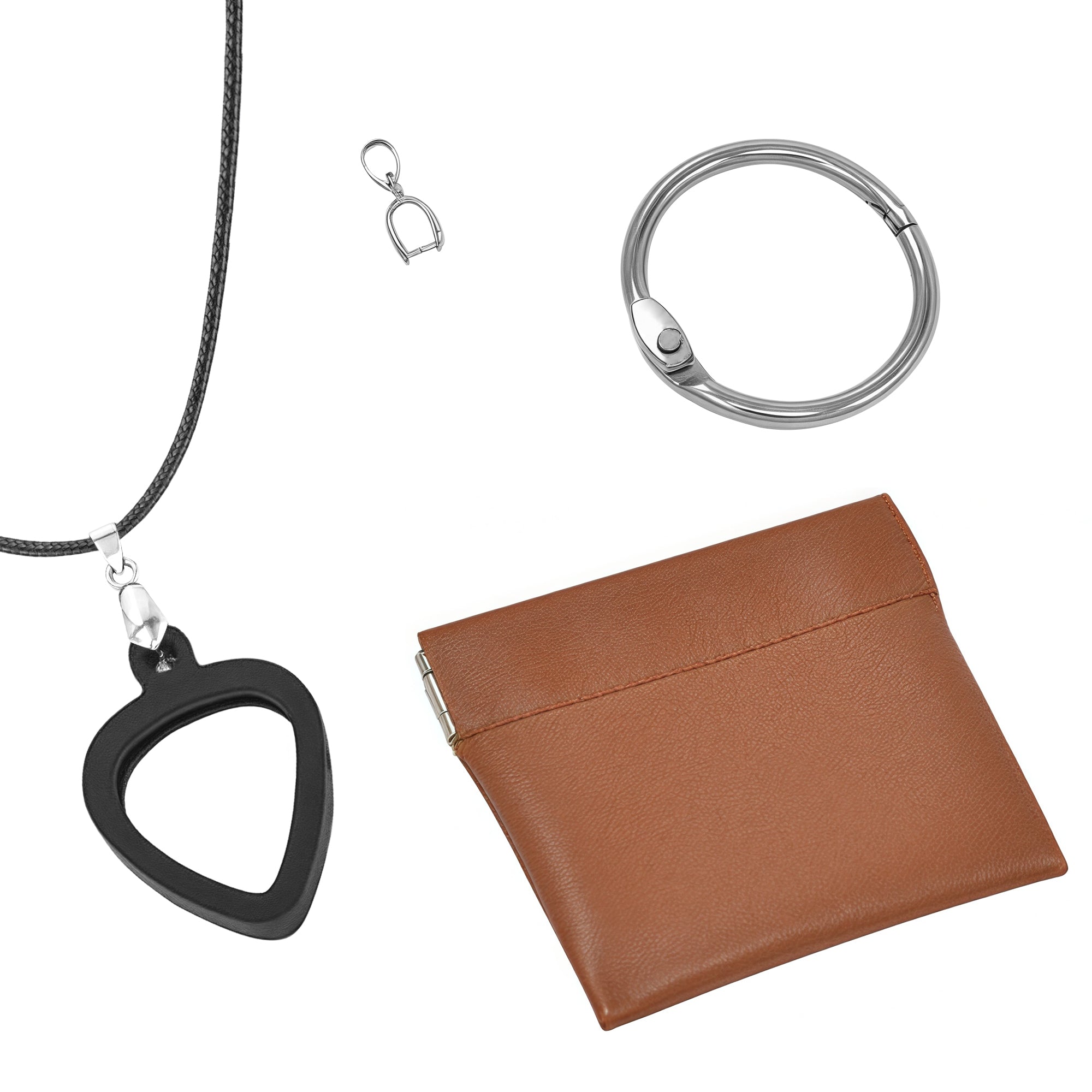 Musiin Guitar Pick Holder Necklace Compatible with Fender Dunlop D'Addario Standard Picks, Double-Sided Universal Design, Easy Access for All Styles