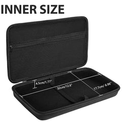 Musiin Premium Velvet Hardshell Case Compatible with LIVEN Texture,Evoke,XFM,Lofi-12, 8bit warps,AKAI Professional MPK Mini MK3,Hercules DJControl Mix Ultra,MIDI Controller Keyboard cover(Black)