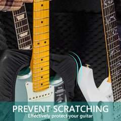Musiin Premium Guitar Cover for Electric and Bass Guitars - Tailored Protection compatible with Fender Gibson Donner Electric Bass Guitars(FG-M)