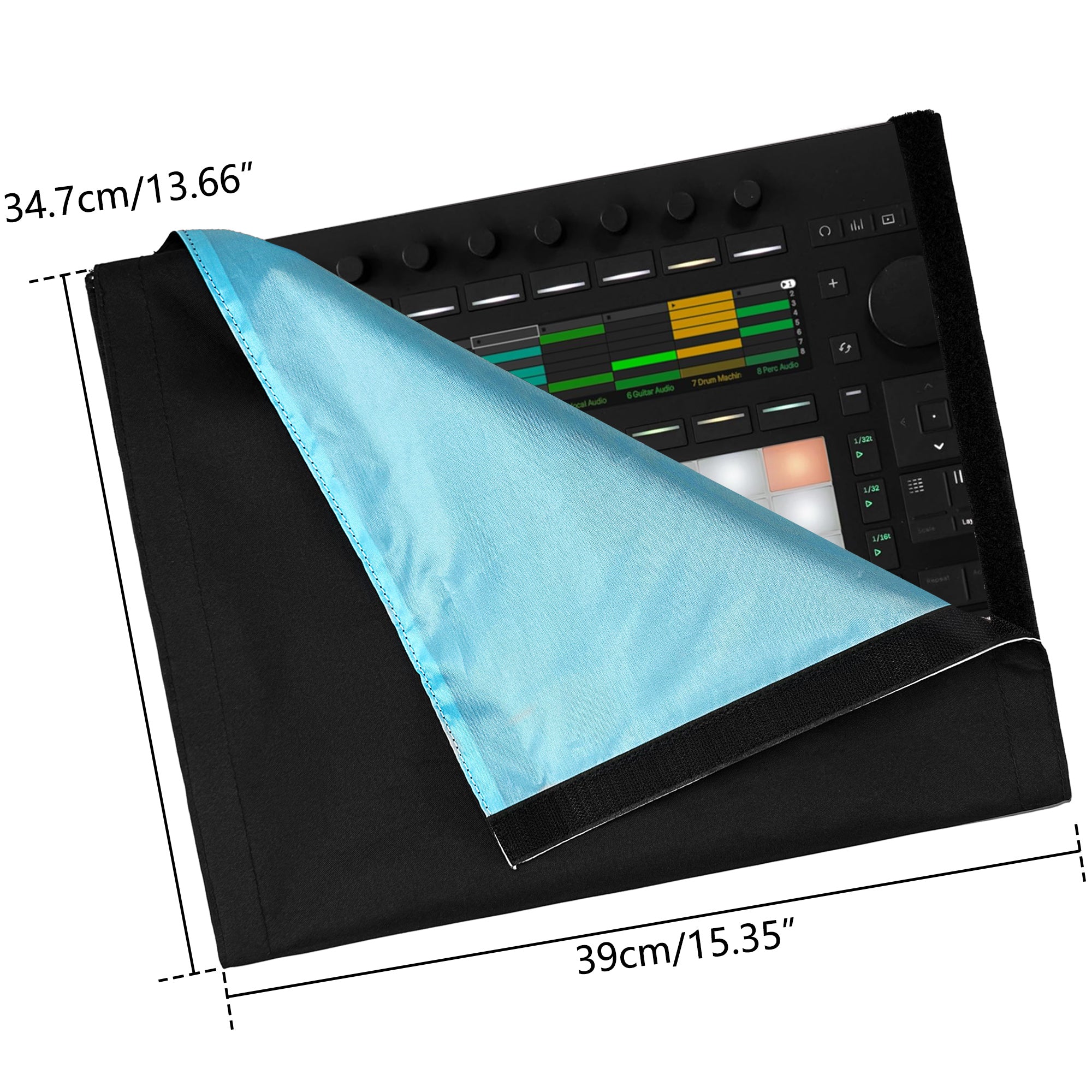 Musiin Premium Audio Workstation Controller Cover Compatible with Ableton Push 3 Dual-Layer Fabric with Hook-and-Loop Closure, Suitable for Studio and Home Production Use