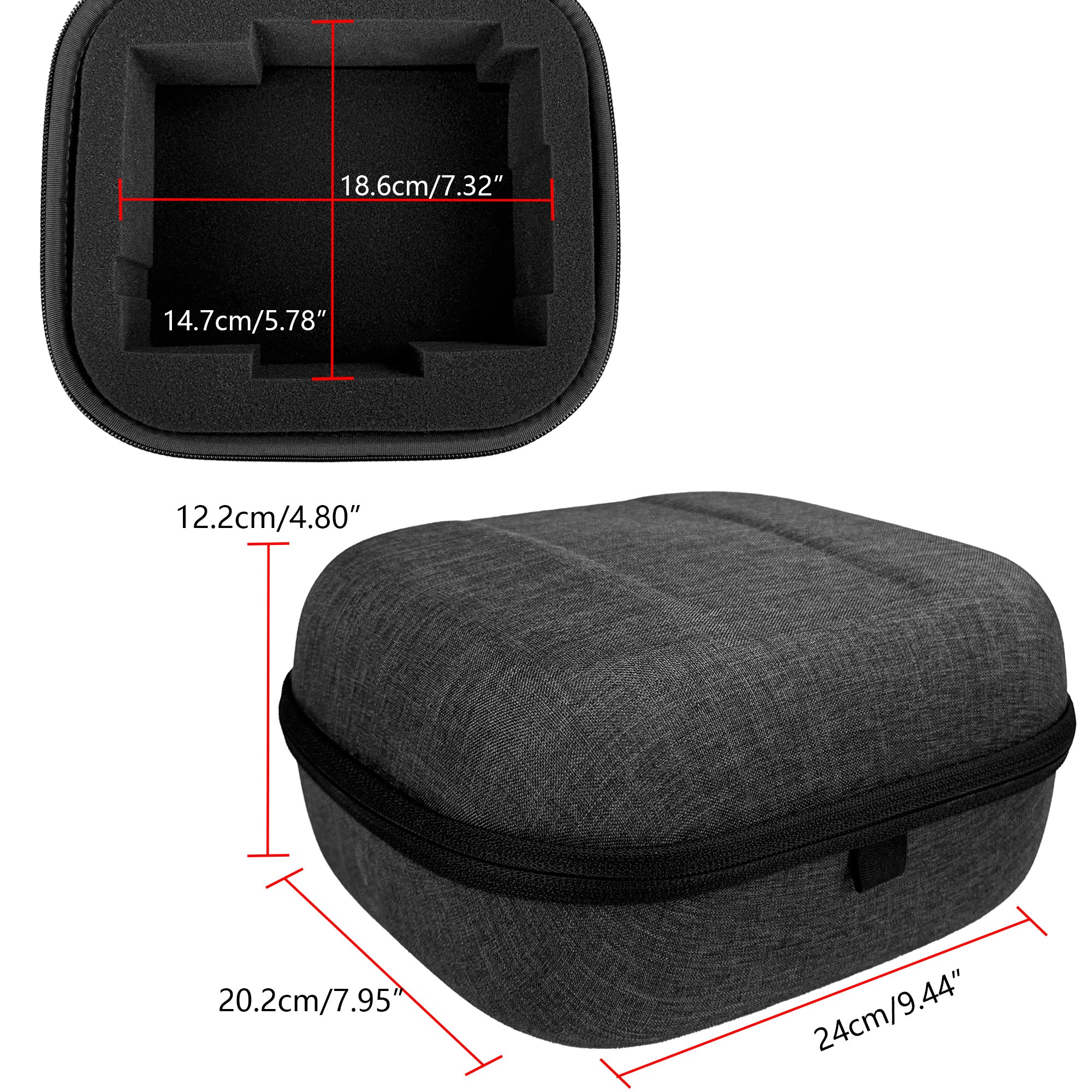 Musiin Guitar Effects Pedal Case Compatible with Line 6 HX Stomp, Portable, Shockproof, and Waterproof for Daily protect Ultimate Music Creation.