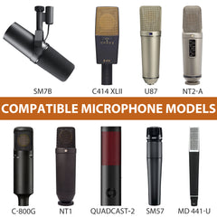 Musiin Premium Self-Adhesive Cloth for Microphone Cover Guitar Head Cover, 13×13in Cloth for Most Revelator Dynamic USB Harmonica Small Audio Equipment and More, black & khaki set for easy pairing