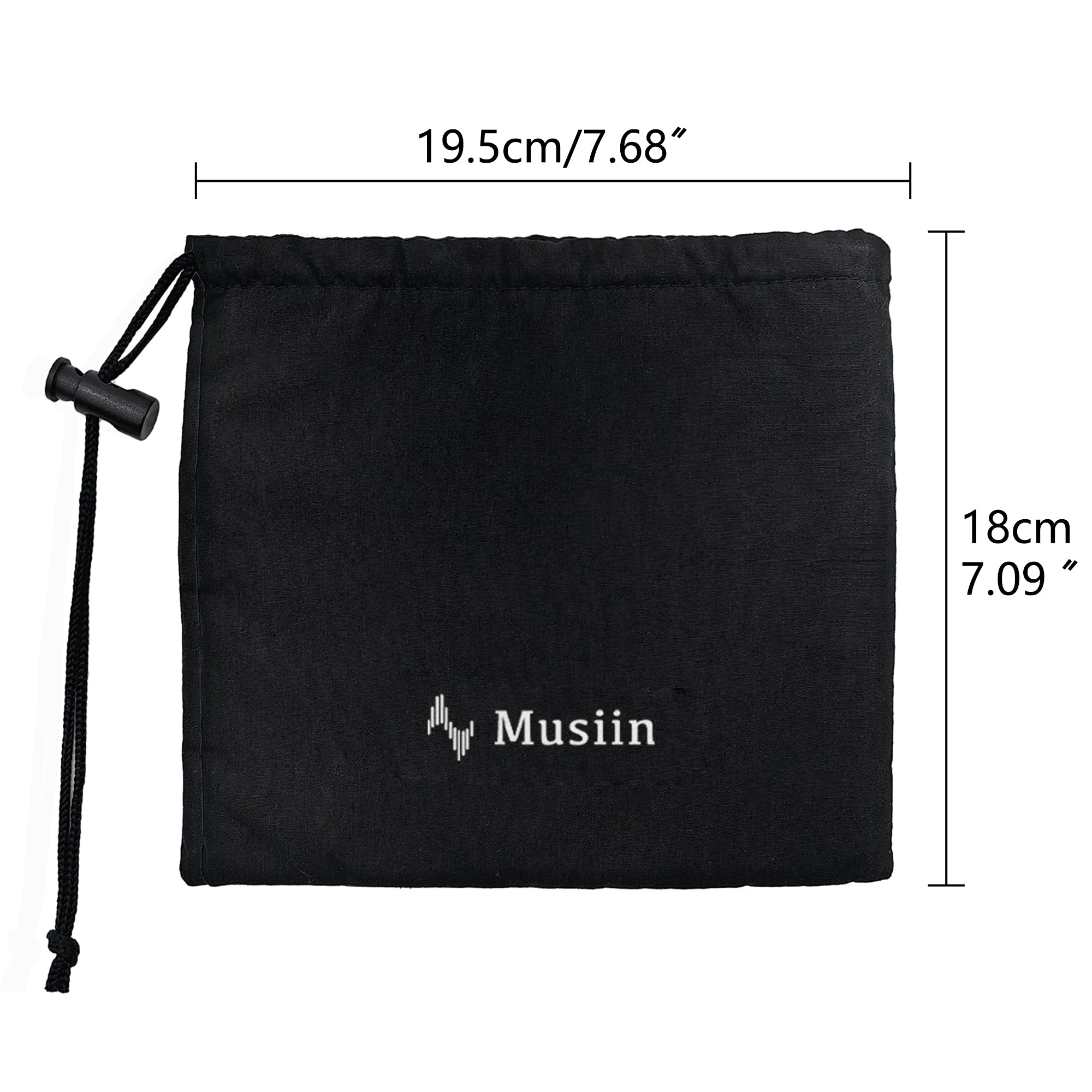 Musiin Small Audio Device Commuting Bag Compatible with Sennheiser MK4, MK8, AKG C214, AT4040,DJI Mic3 Mic2,SlimBlade Trackball, Soft and portable, suitable for small accessories daily carrring