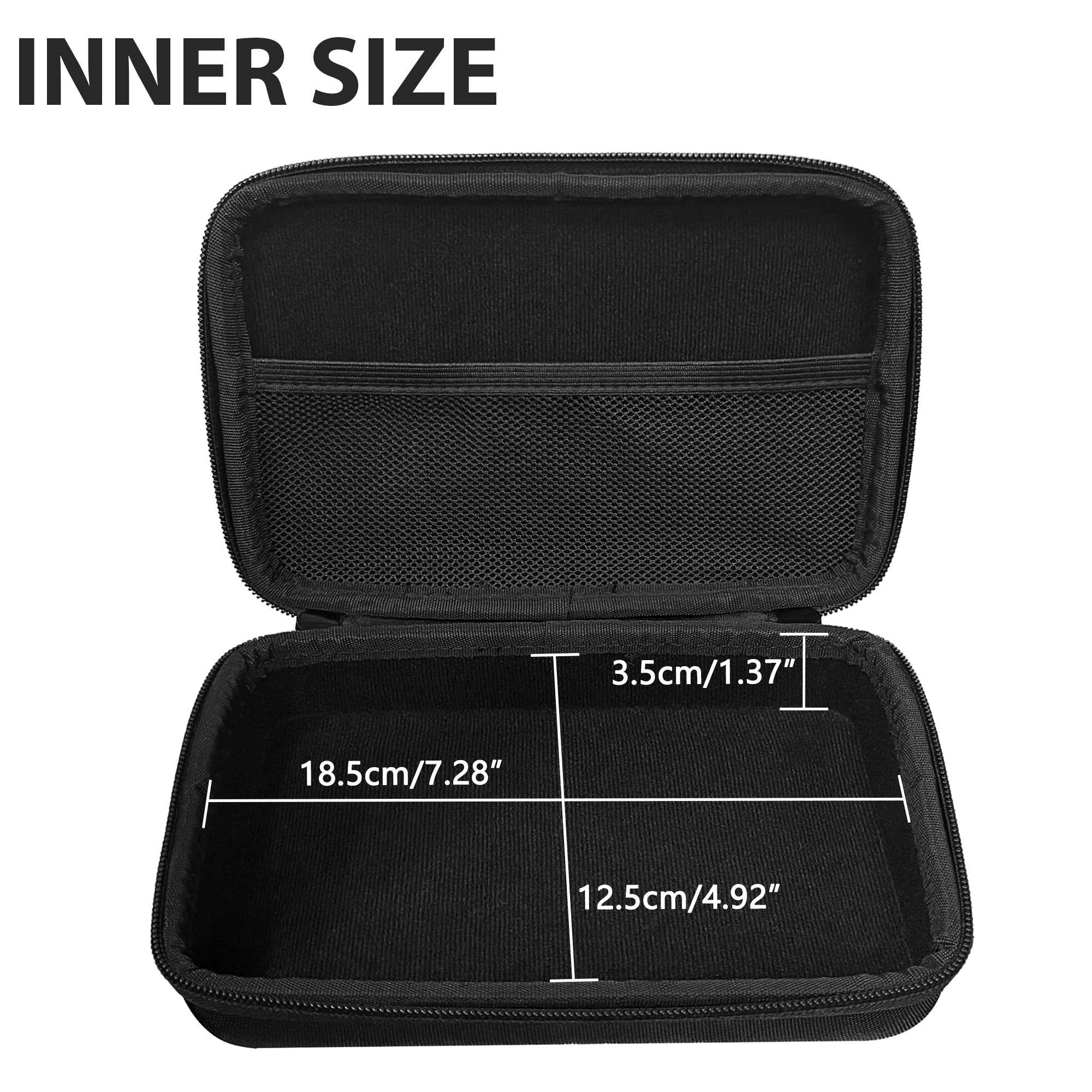 Musiin Audio Interface Case, Compatible with Focusrite Scarlett 2i2 4th Gen, Roland AIRA Compact P-6, Fourth Generation Audio Interface Cover, Velvet Interior