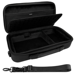 Musiin Custom Audio Interface Case Compatible with UA Apollo Solo Heritage/Apollo Solo USB, Hard Shell with Shoulder Strap, Separate Cable Compartment, Portable Storage for Studio, Travel, Daily