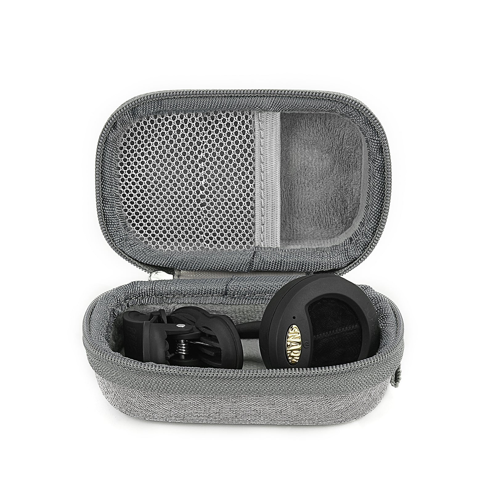 Musiin HardCase for Guitar Tuner, Portable Guitar Tuner Storage cove, Compatible with Snark SN1X, SN5X, St-8, Fender FT-1, FCT-2, Aroma Clip-on, D'Addario, with Pick Holder case (Grey)