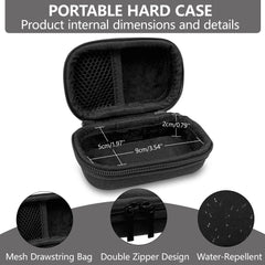 Musiin Compact In-Ear Monitor Earphone Case Compatible with MDREX15AP,YINYOO CCZ Melody,SE215-CL,KZ ZS10 Pro,MEE Audio M6 and most IEM Earphone,Ideal for Live Stage and Studio daily use.